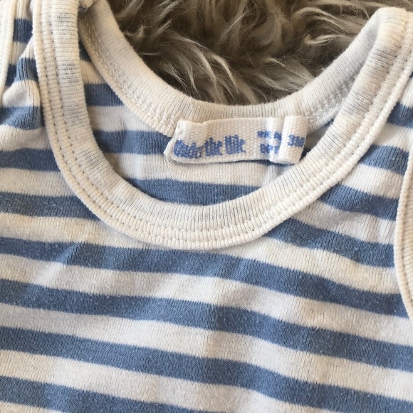 Strip baby onesie shorts and short sleeve 🌟 - Picture 4 of 5